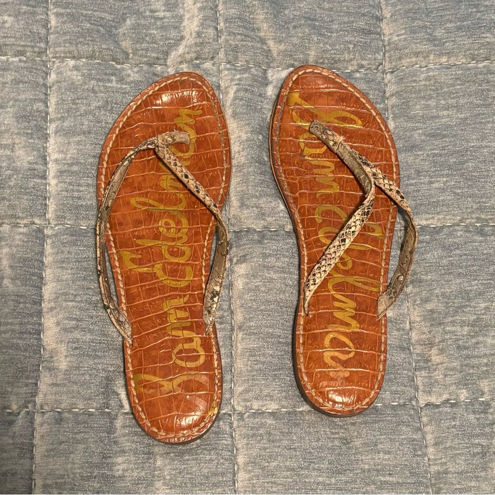 Sam Edelman Sandal - Size 7 Snake leather